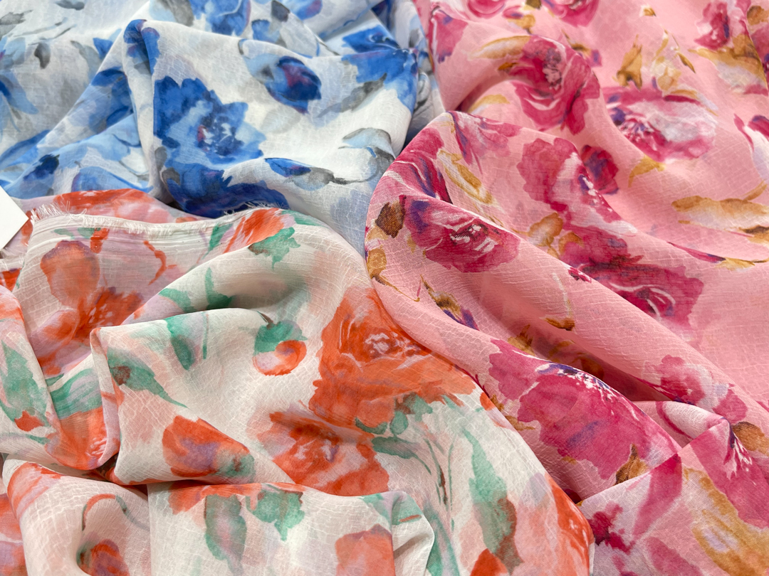 新商品 ストールにおすすめ 楊柳プリント生地 お役立ち情報 ノムラテーラー オフィシャルサイト