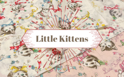 【新商品】愛らしい子猫たち キルトゲイト Little Kittens