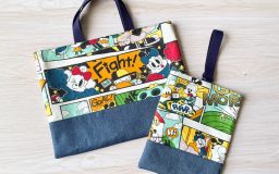 【作り方・レシピ付き】レッスンバッグ＆シューズケースセット