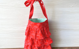 【作り方・レシピ付き】フリルリボンバッグ