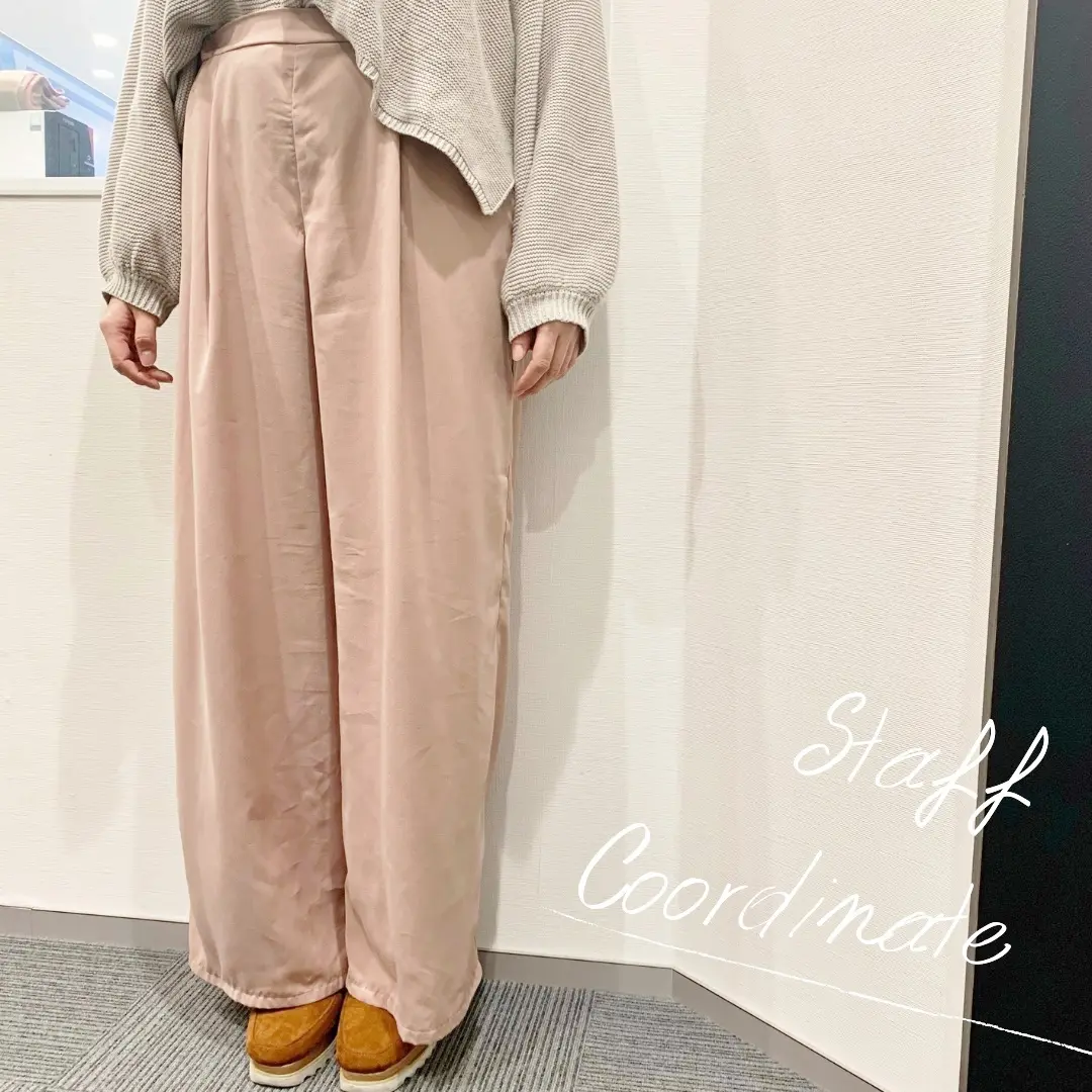 【第2回】ピーチスキンで作るワイドパンツ