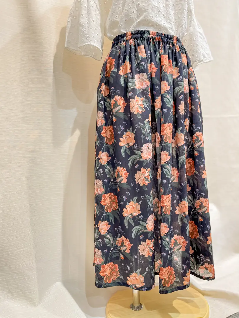 【作り方・レシピ付き】ふんわりキレイな簡単ギャザースカート