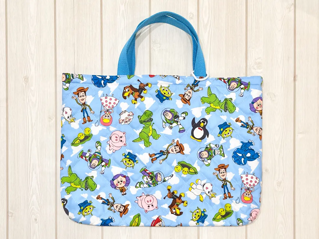 【作り方・レシピ付き】キャラクター生地で作る☆キルトレッスンバッグ＆巾着リュック