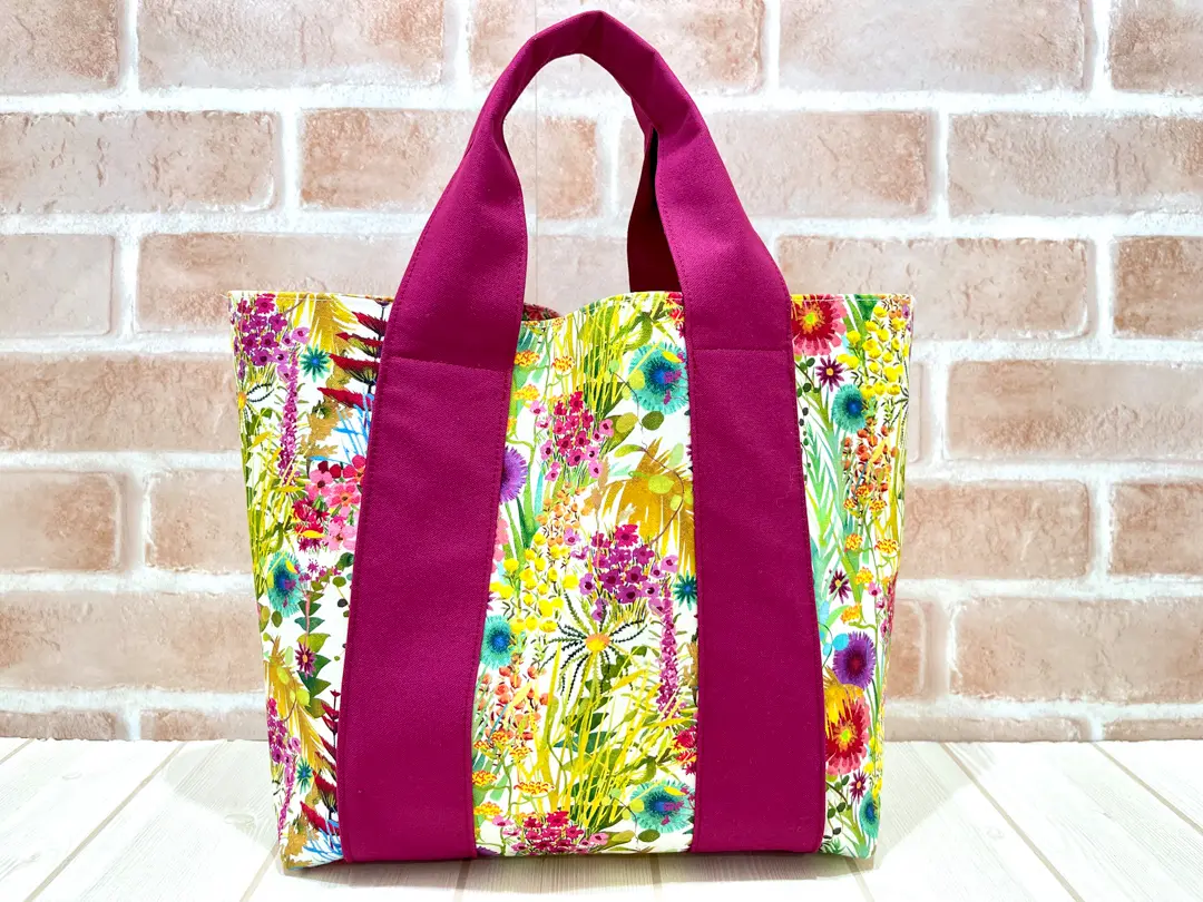 【作り方・レシピ付き】LIBERTYの帆布で作るトートバッグ