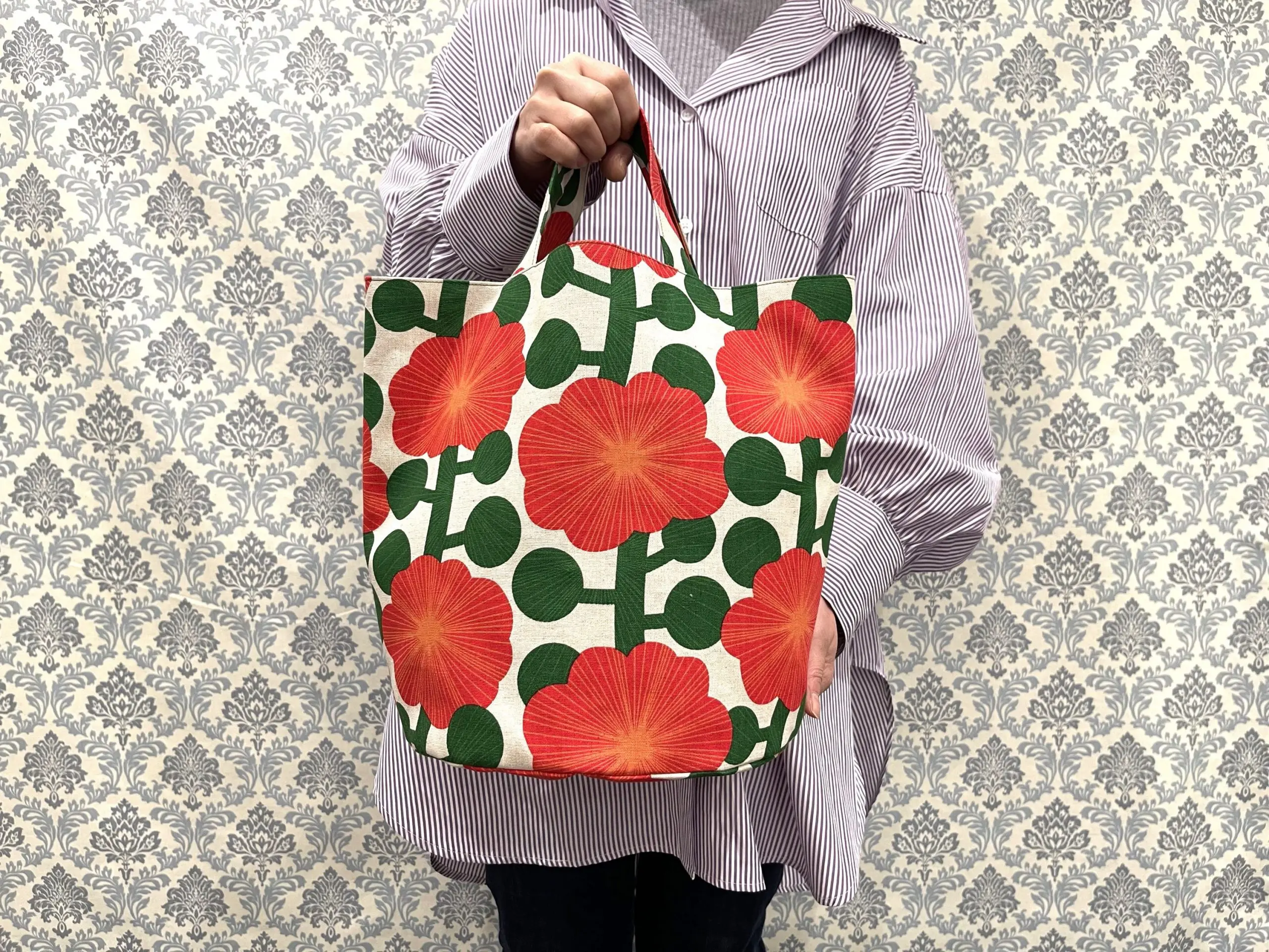 【作り方・レシピ付き】たっぷり入る！！マルシェバッグ