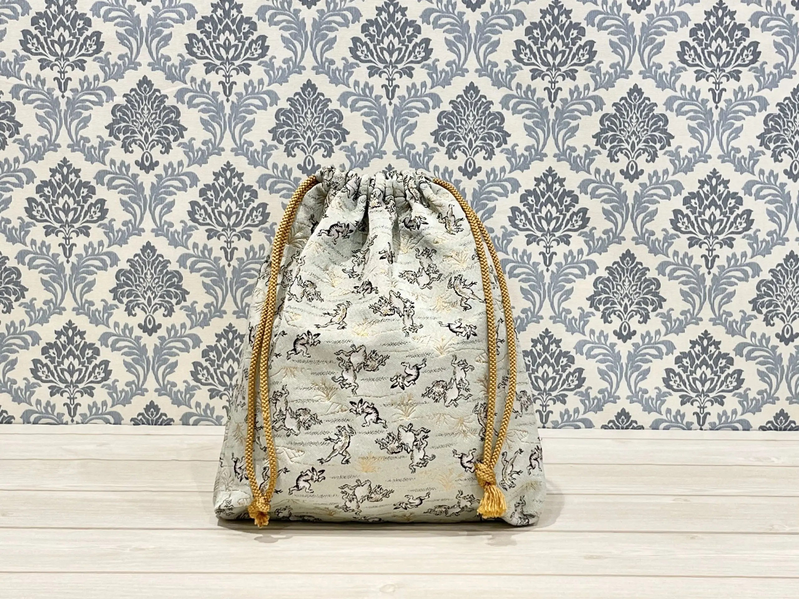 【作り方・レシピ付き】金襴巾着