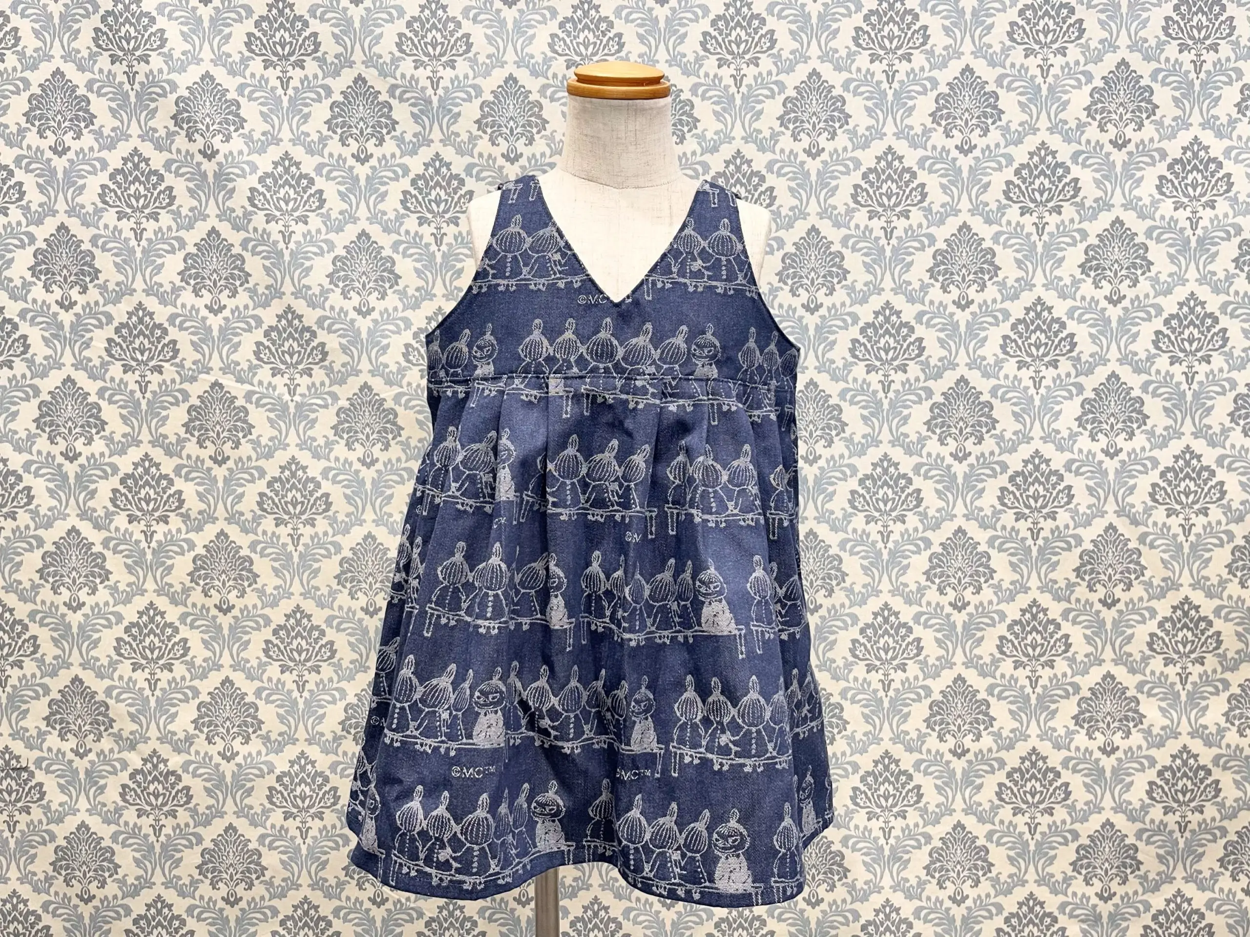 【作り方・レシピ付き】ムーミンのキッズワンピース