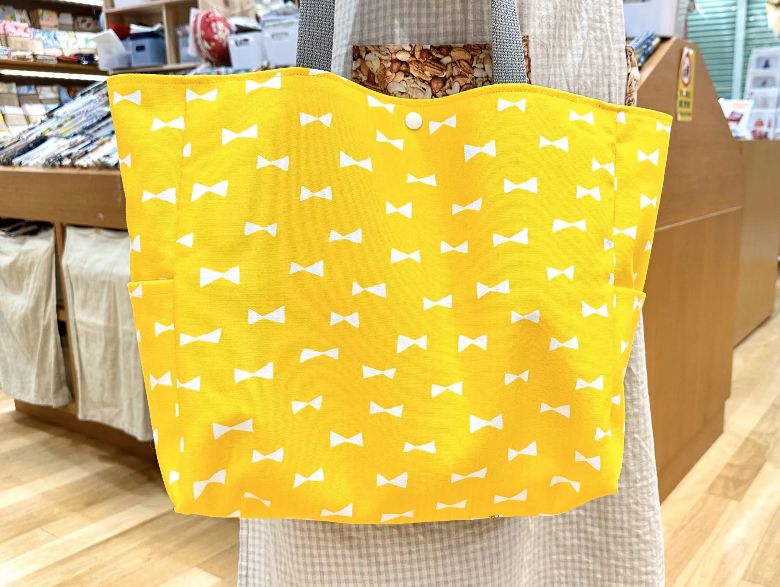 【作り方・レシピ付き】サイドポケットトートバッグ