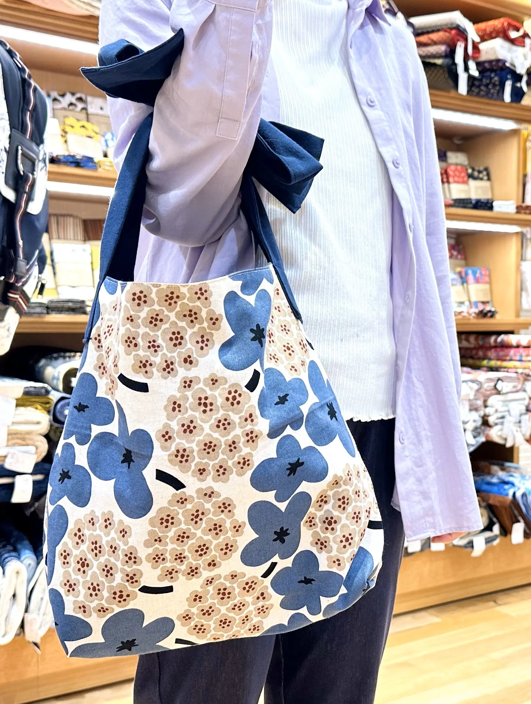 【作り方・レシピ付き】リボンショルダーバッグ