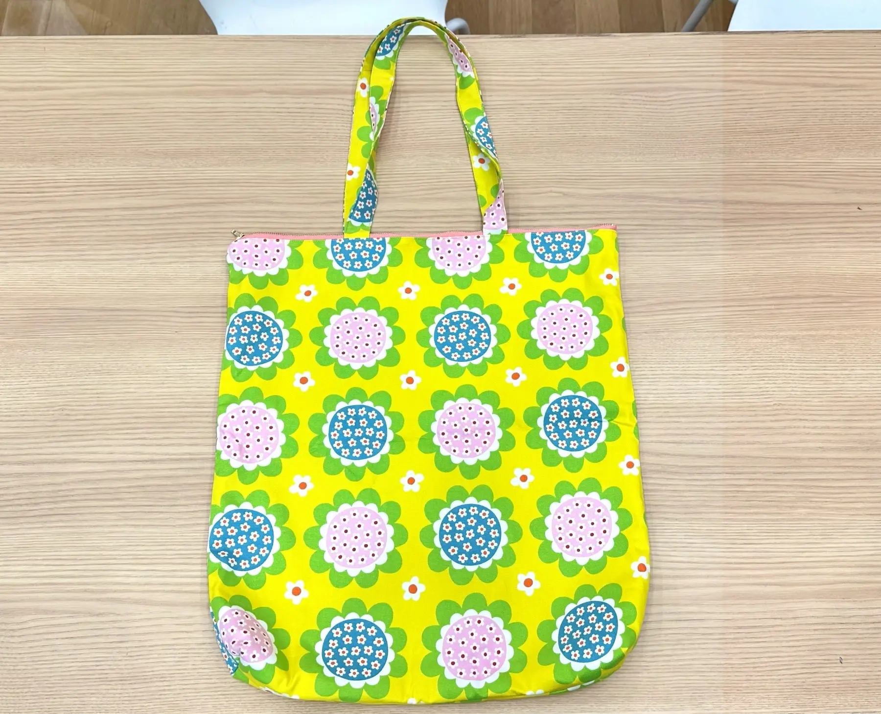 【作り方・レシピ付き】ファスナー付きトート