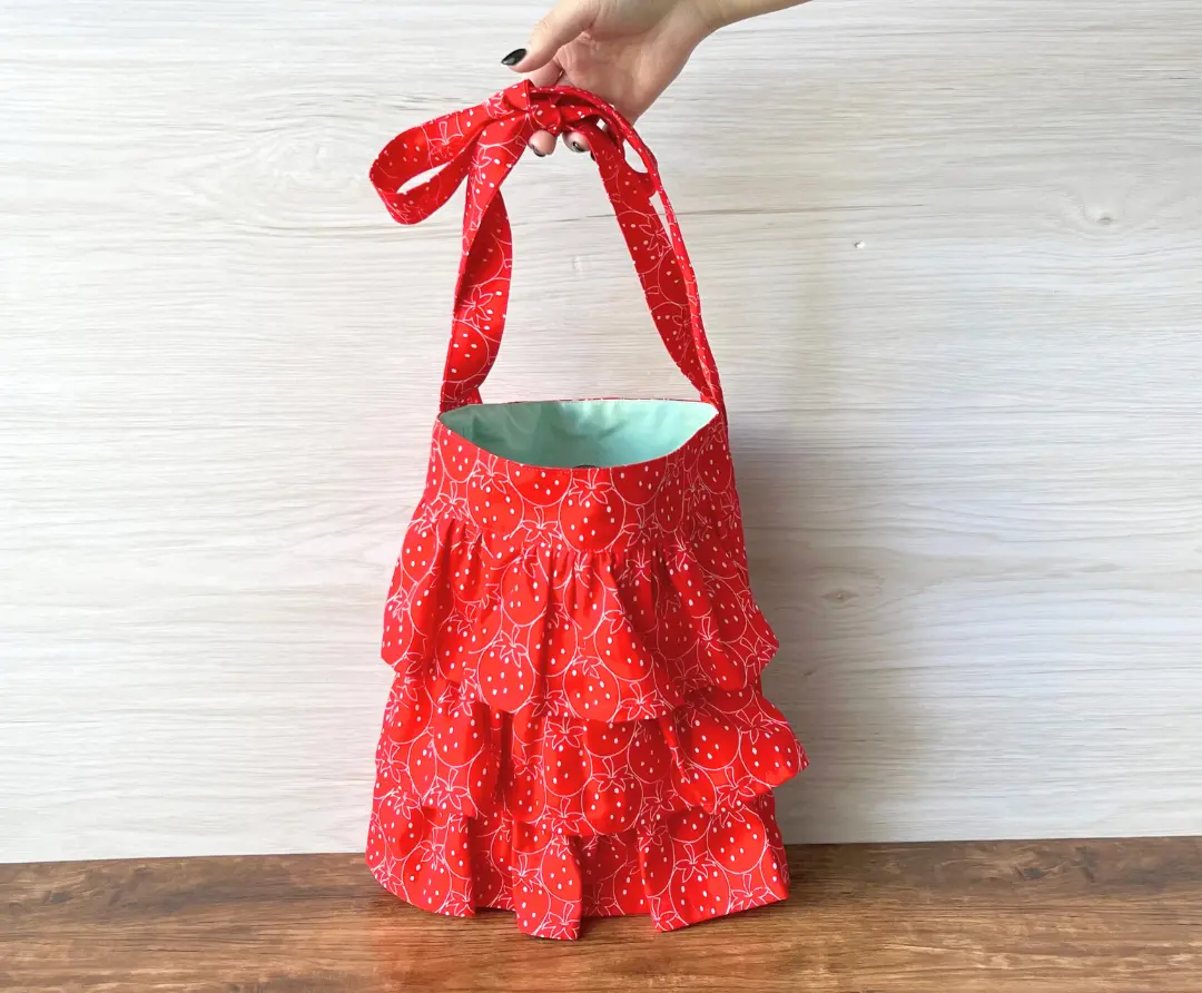 【作り方・レシピ付き】フリルリボンバッグ