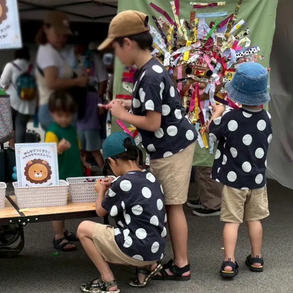 こどもちずカップにタペストリーの提供をしました