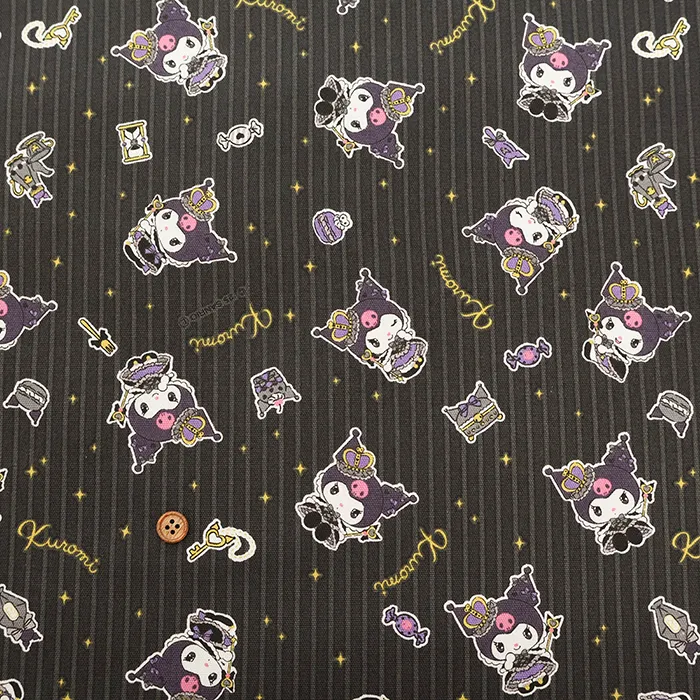 コットンオックスプリント生地　クロミキングダム