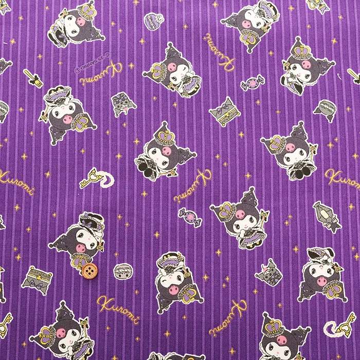 コットンオックスプリント生地　クロミキングダム