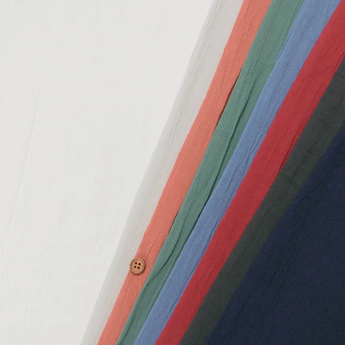 kokochi fabric ボイルキャッチワッシャー　無地