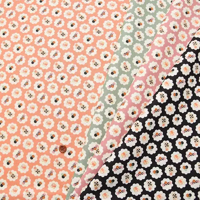 USAコットン　moda Owl Oween　お菓子