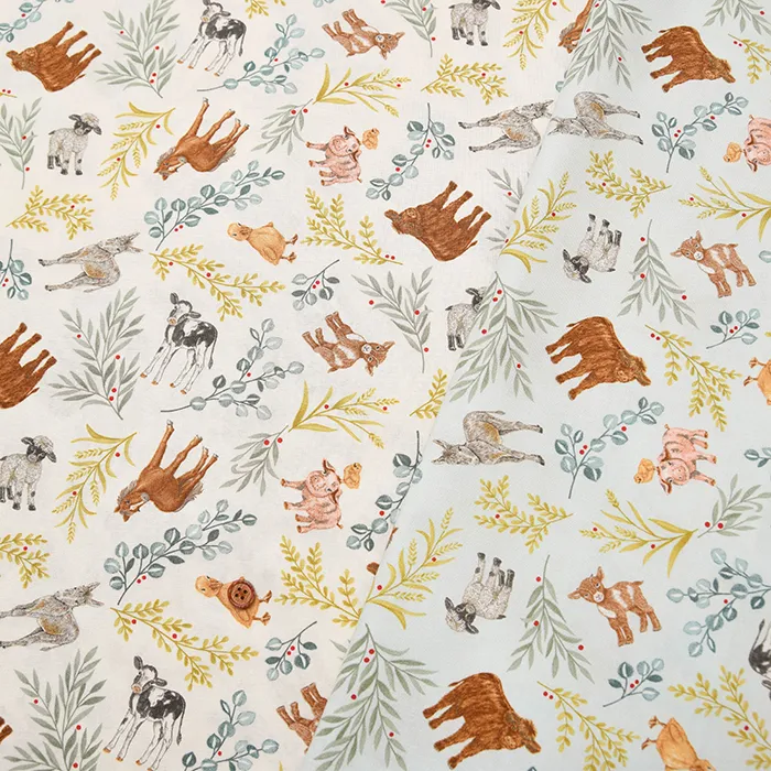 USAコットン　moda SABLE＆SWAN　牧場