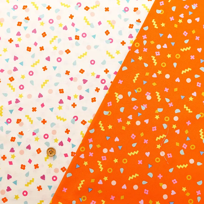 USAコットンプリント生地　moda　RUBY STAR SOCIETY　ハッピーパーツ