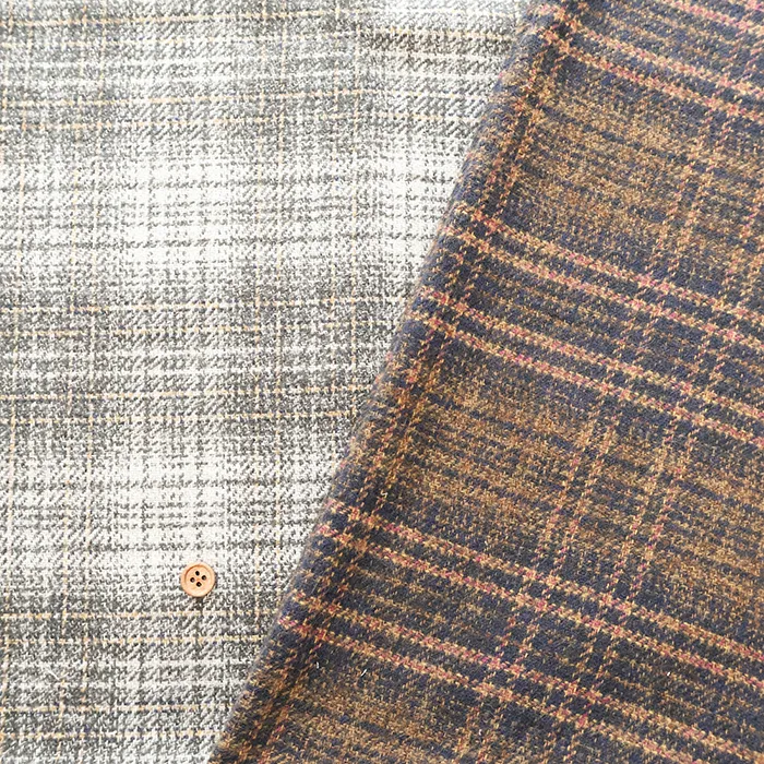 COTTON TWEEDY生地　チェック