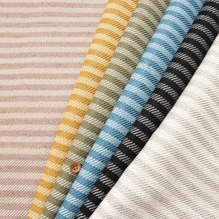 綾ラメボーダー生地