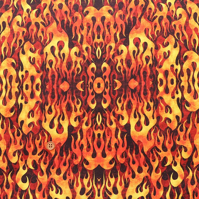 USAコットンプリント生地　QT FABRICKS　Flames　ファイヤー
