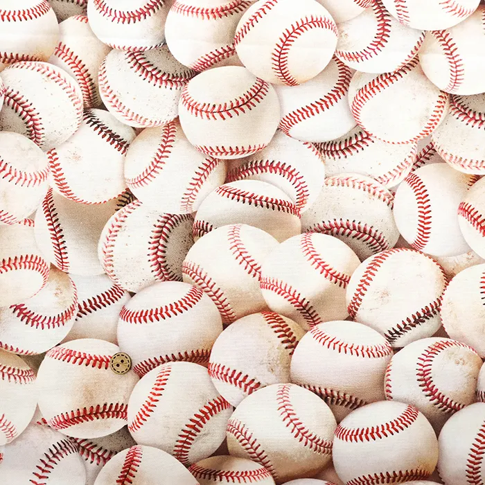 USAコットンプリント生地　TIMELESS TREASURES　BASE BALL