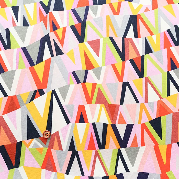 USAコットンプリント生地　WINDHAM FABRICS　シーグラス