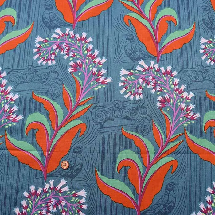 USAコットンプリント生地　FREE SPIRIT　フラワー