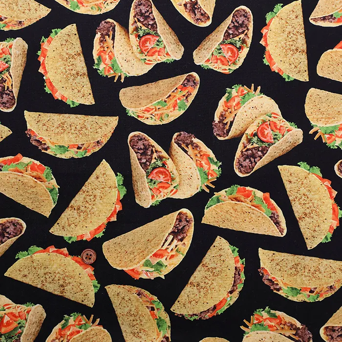 USAコットンプリント生地　TIMELESS TREASURES TACOS