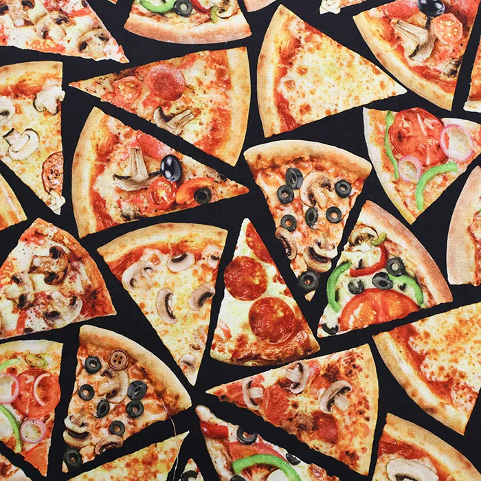 USAコットンプリント生地　TIMELESS TREASURES PIZZA