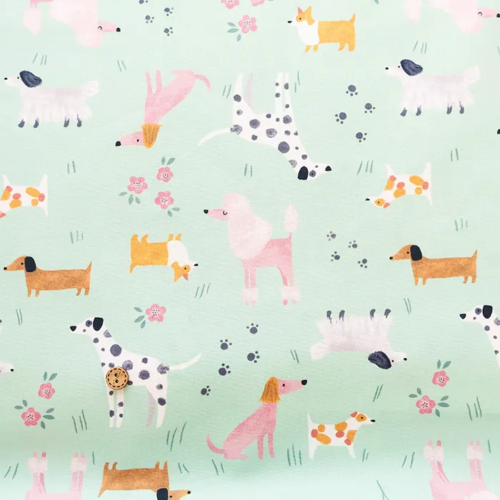 USAコットンプリント生地　TIMELESS TREASURES　DOG PARK