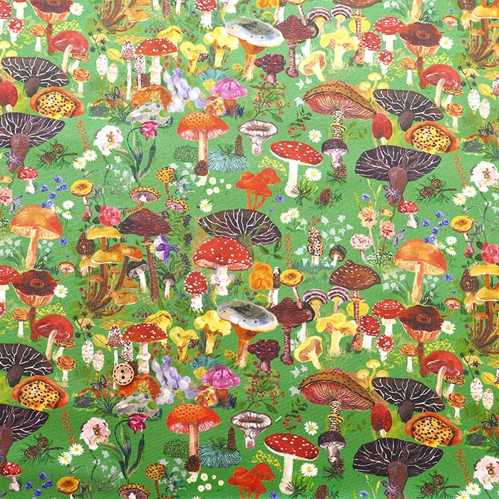 USAコットンプリント生地　FREE SPIRIT　MOUSSE