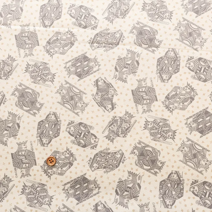 USAコットンプリント生地　Marcus Fabricks Royal Playing Cards