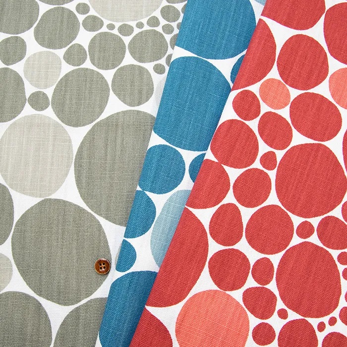 コットンオックスプリント生地　Spira pf SWEDEN BUBBLA