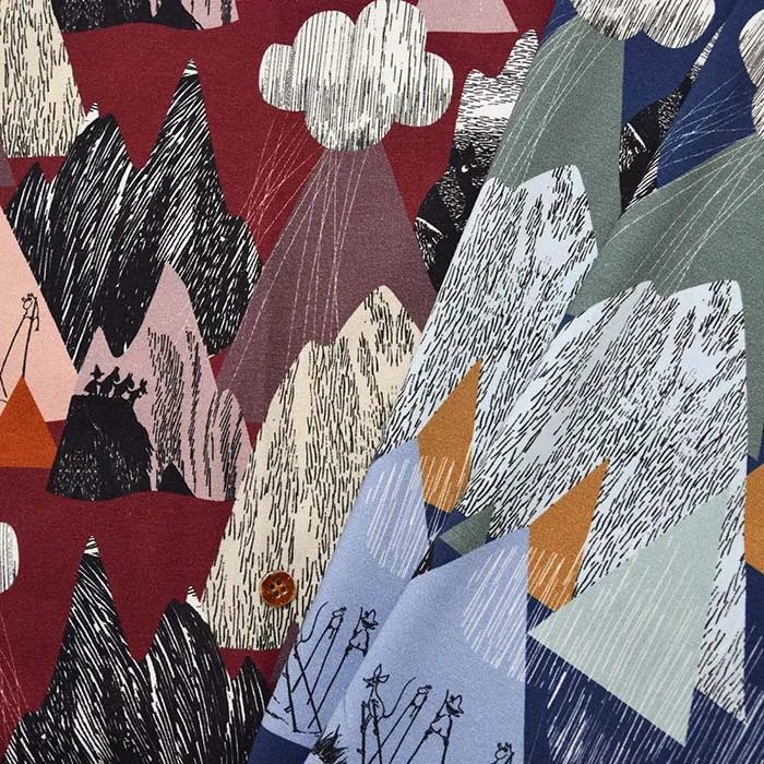 フィンランド製　天竺ニットプリント生地　MOOMIN