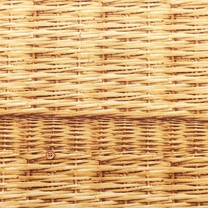 コットンオックスリアルプリント生地　カゴ