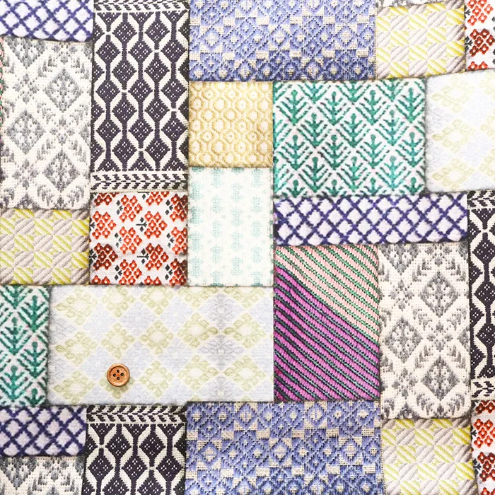 コットンシーチングデジタルプリント生地　RiCONIC　こぎんよせ