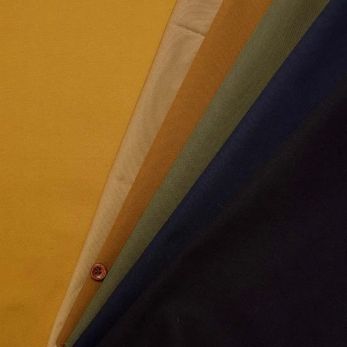 高密度コンパクトチノクロス生地　無地