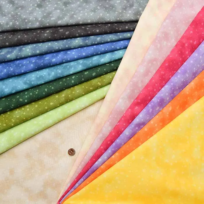 コットンスケアプリント生地　スノードロップ