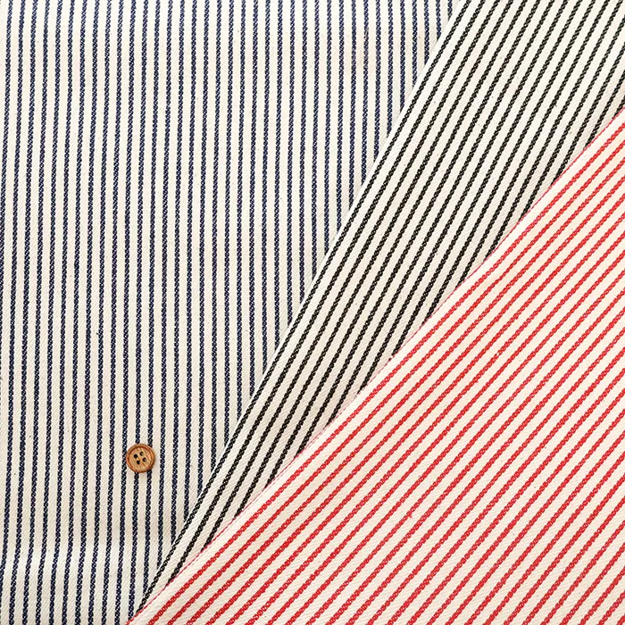 中国製　コットンヒッコリー生地