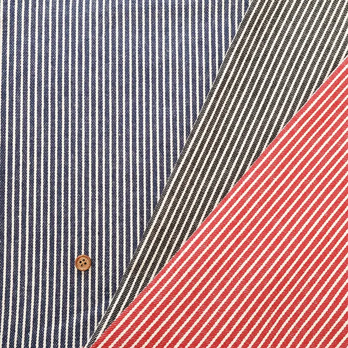 中国製　コットンヒッコリー生地