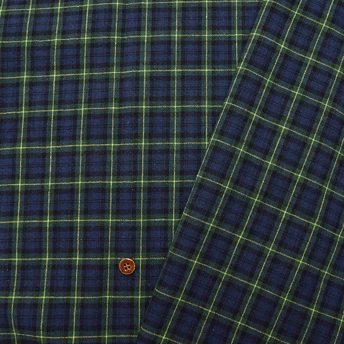 中国製　先染めチェック