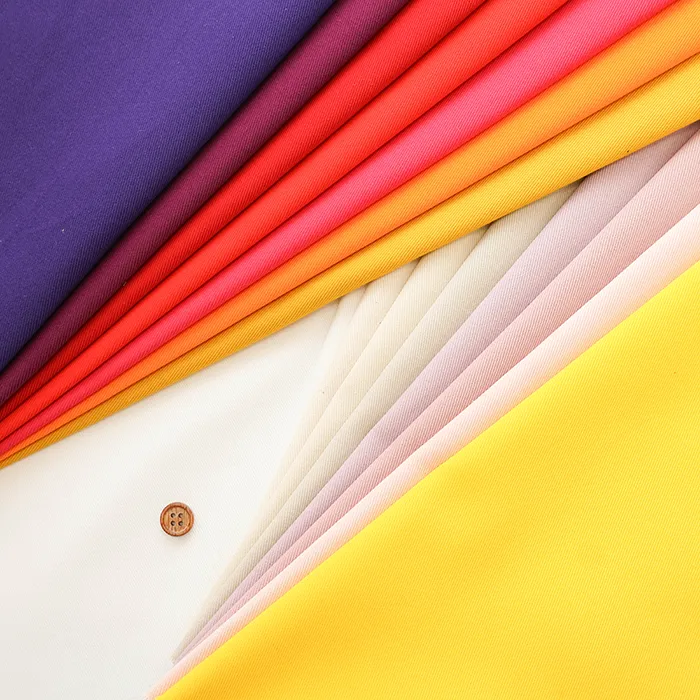 コットンツイル生地　無地　＜暖色＞