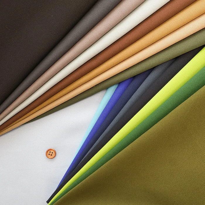 コットンツイル生地　無地　＜寒色＞