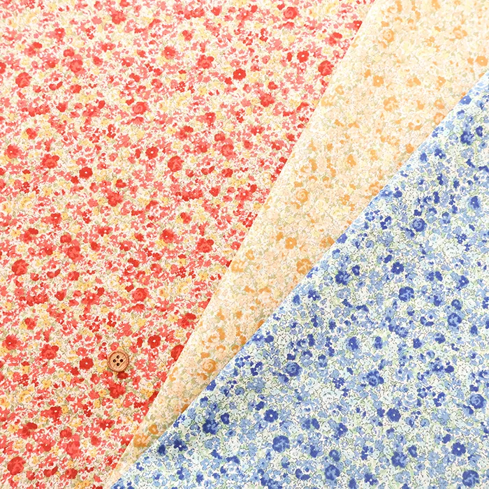 コットン60ローンプリント生地　プチフラワー