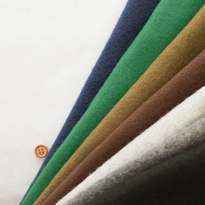 ポリエステルフリース生地　無地　≪寒色≫