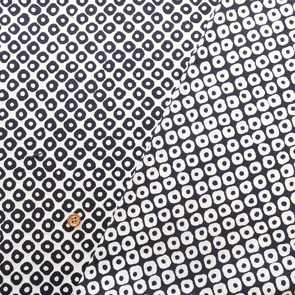 コットンスケアプリント生地　鹿の子