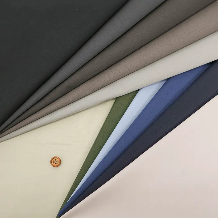 コットンタイプライター(ダンプ)生地　無地　＜寒色＞