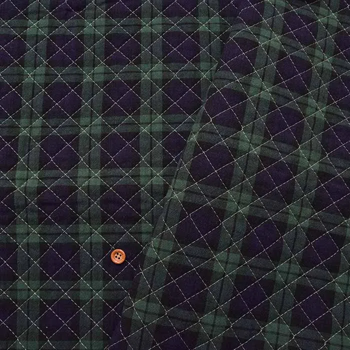 中国製　先染めチェックキルト生地＜全針＞