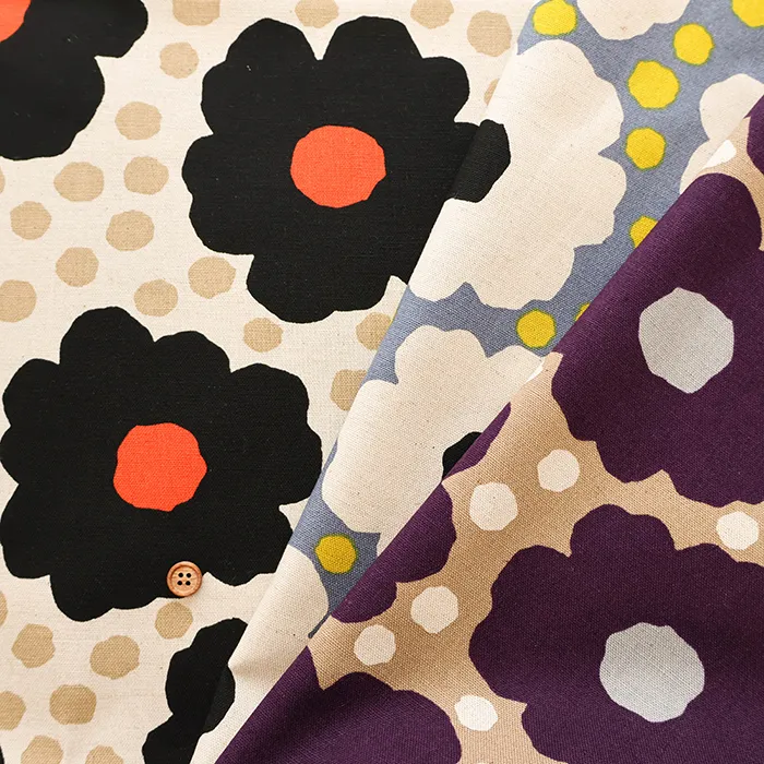 C/Lキャンバスプリント生地　あられ